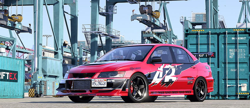 Mitsubishi Lancer Evolution The Fast and the Furious Tokyo Drift มิตซูบิชิ อีโว เร็วและแรง วอลล์เปเปอร์ HD