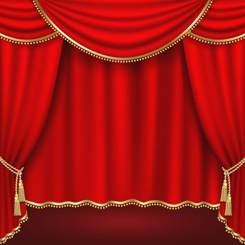 Fundos de cortinas vermelhas, fundos de cortina Papel de parede de celular HD