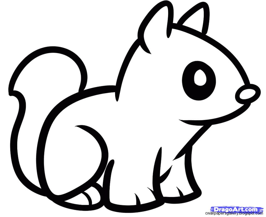 Easy cute animal drawings HD wallpapers | Pxfuel