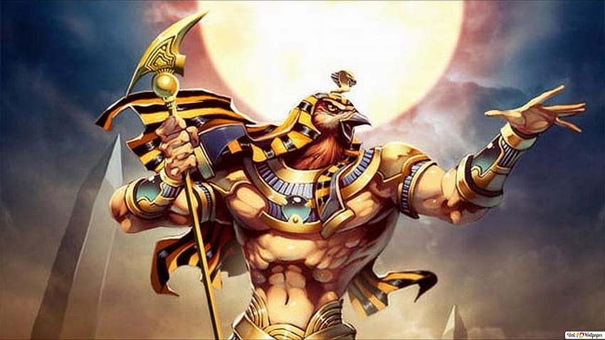 Ancient Egyptian God Horus HD wallpaper
