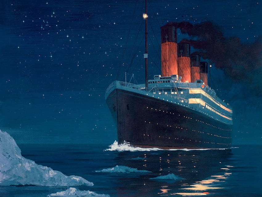 Titanic Ship, sinking ship HD wallpaper