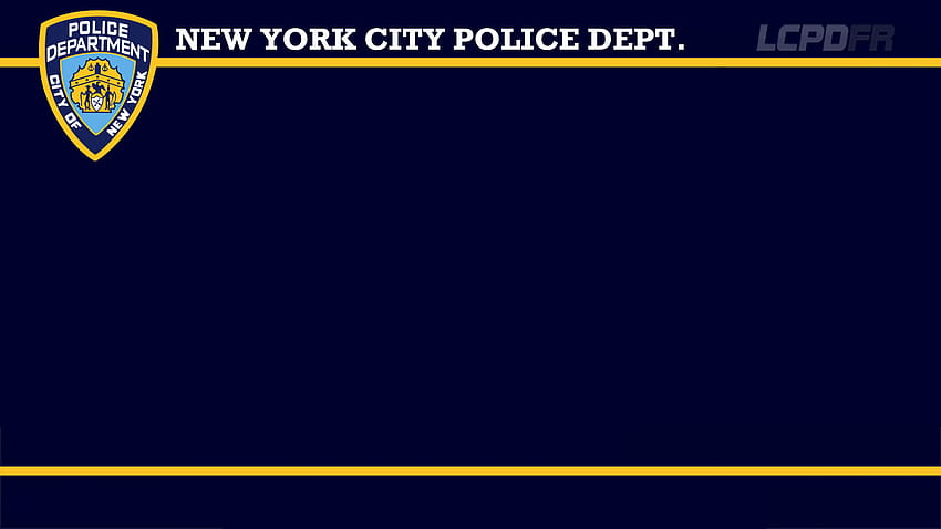 Piel de computadora de la policía de NYPD, departamento de policía de la ciudad de nueva york fondo de pantalla