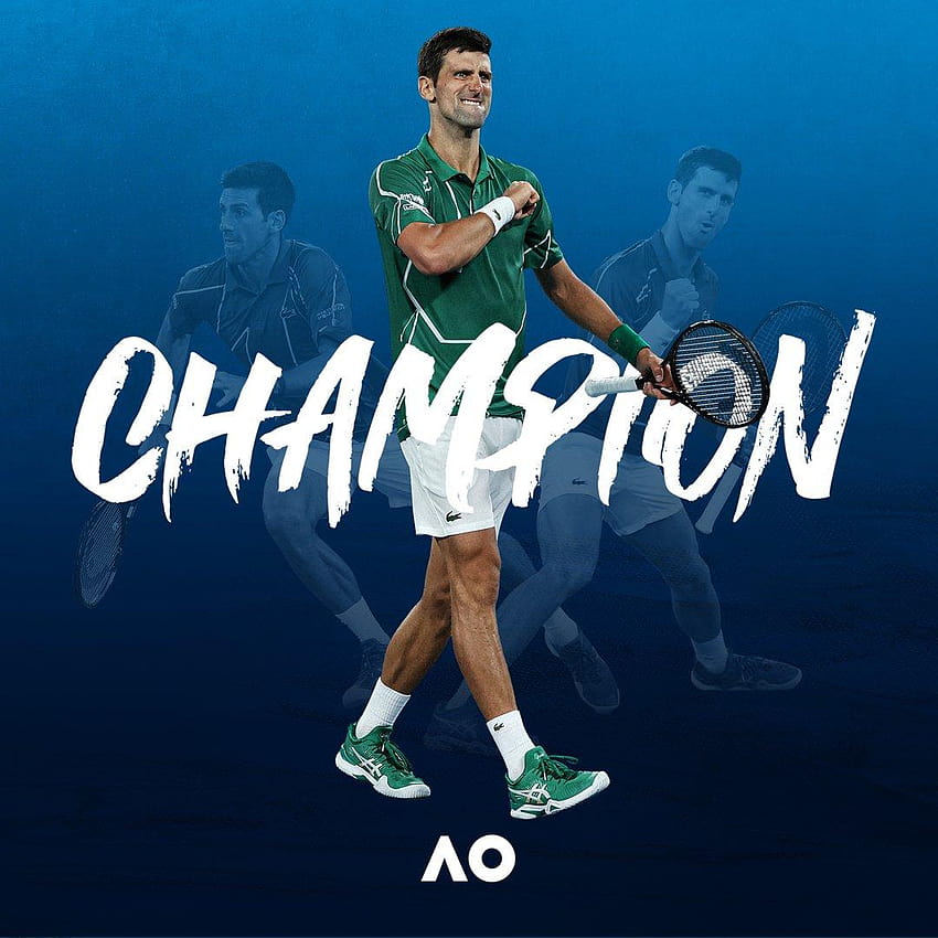 Novak Djokovic Australian Open 2020 Sfondo del telefono HD