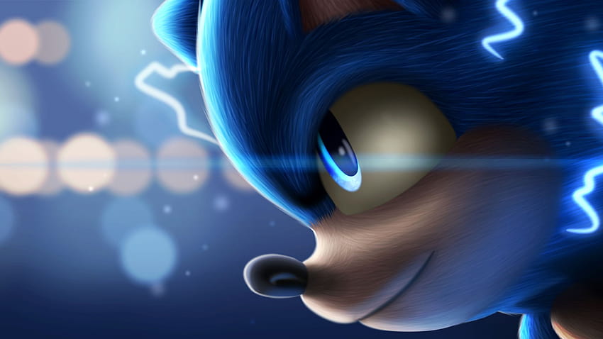 Nahaufnahme von Blue Hedgehog Sonic The Hedgehog, Sonic Walking HD-Hintergrundbild
