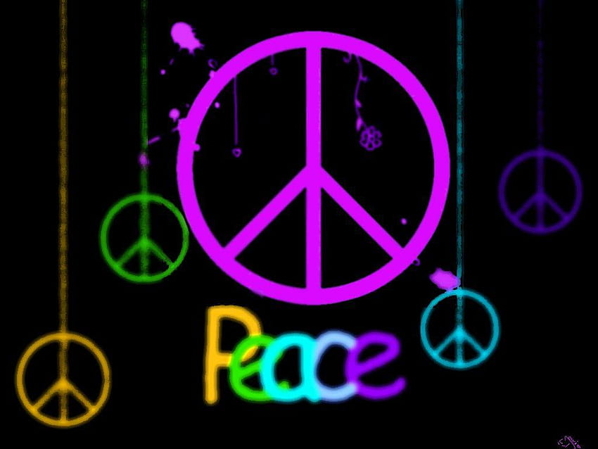 Peace Sign, peace logo HD wallpaper