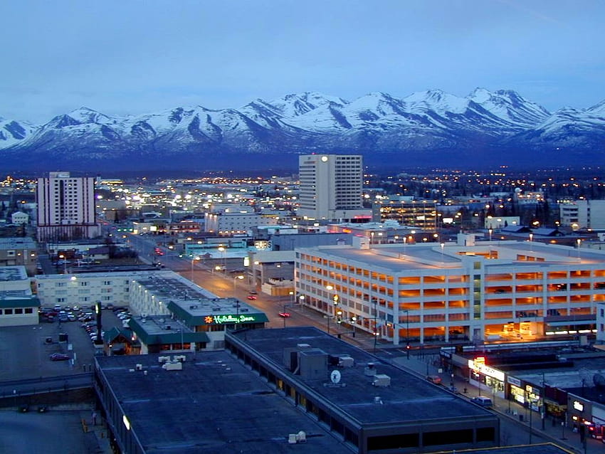 All World Visits: Anchorage Alaska skyline HD wallpaper