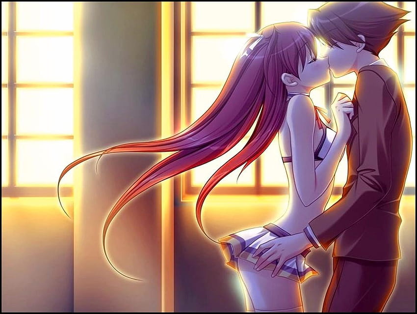 10 Anime Couple Kiss for Android, kiss anime pics HD wallpaper