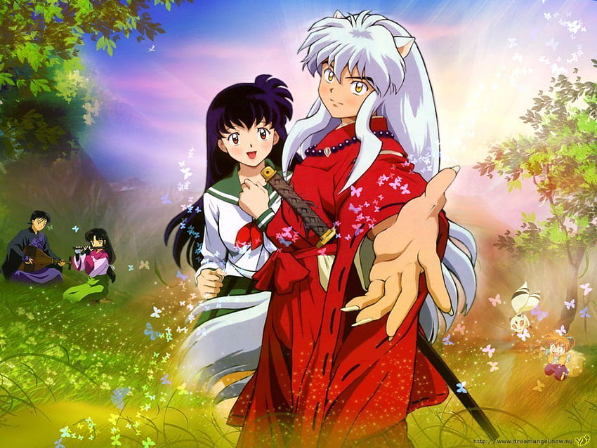 Personajes de Inuyasha y Kagome de Inuyasha fondo de pantalla