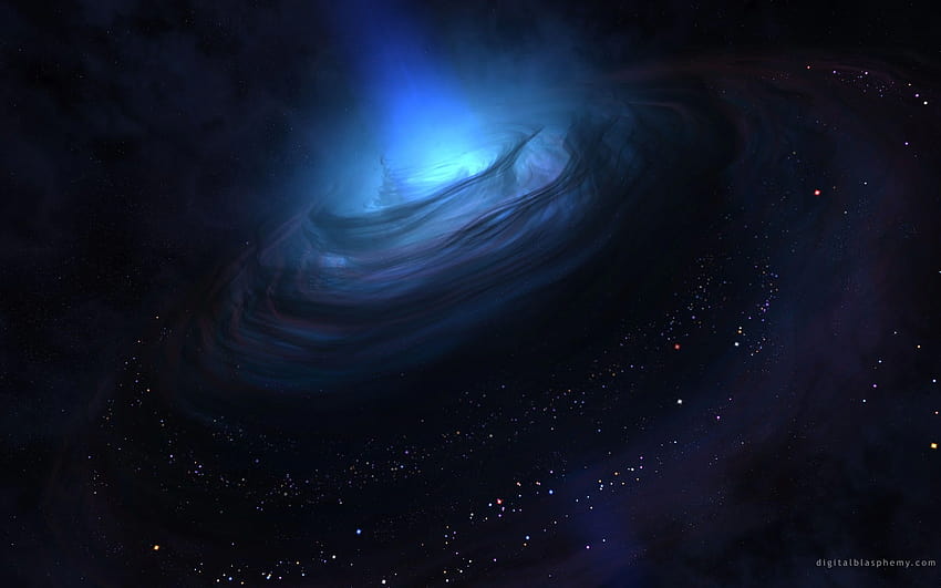 : space, vortex, stars, beam, blue, black, portal, nebula 2560x1600, portal vortex HD wallpaper