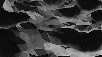 black and white triangle background