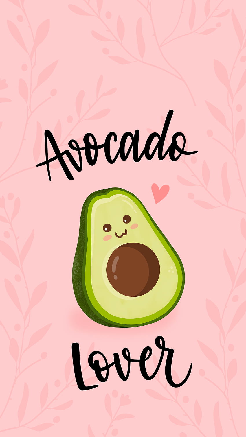 Cute Avocado App, aesthetic avocado HD phone wallpaper