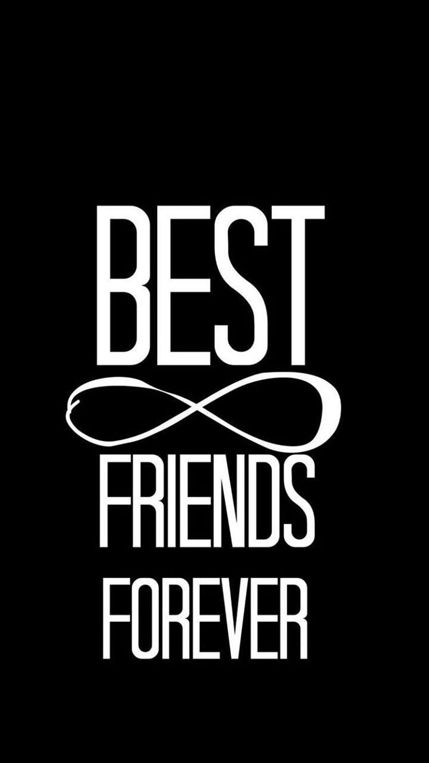 Friends forever, Bff, amigas, amoled, best friend, bestie, black, dark,  friend, HD phone wallpaper