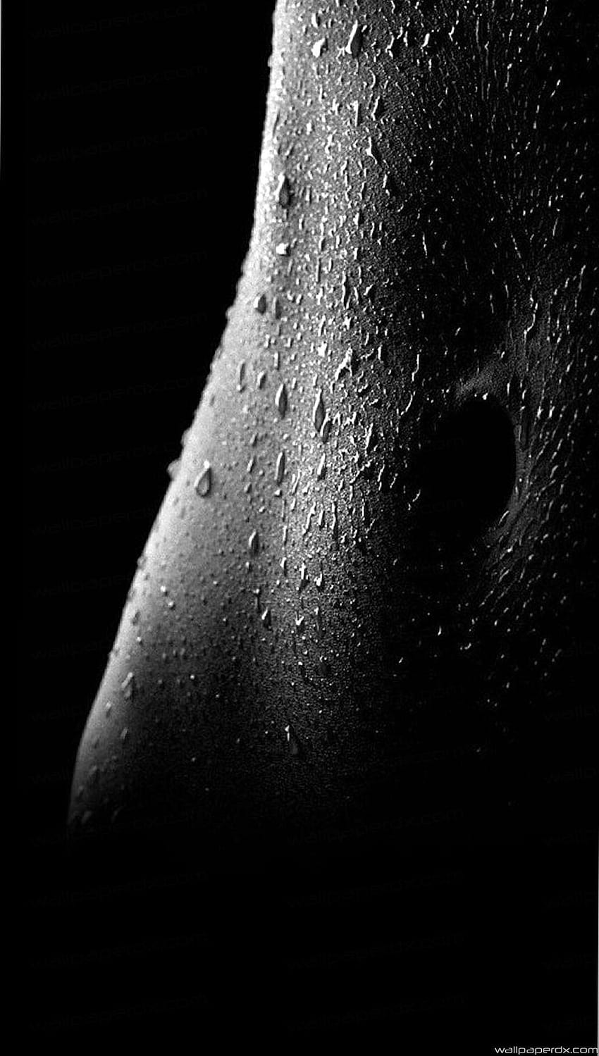 Woman Body Water Drops Black Full Android, full black android HD phone wallpaper