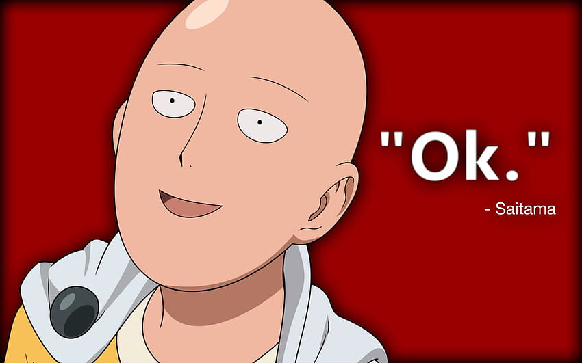 One Punch Man Saitama Ok Computer Backgrounds [1680x1050] for your , Mobile & Tablet HD wallpaper