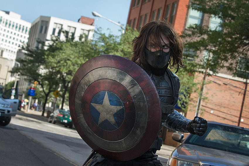 Captain America: The Winter Soldier & Facebook Covers กัปตันอเมริกาเต็มตัว Winter Soldier วอลล์เปเปอร์ HD
