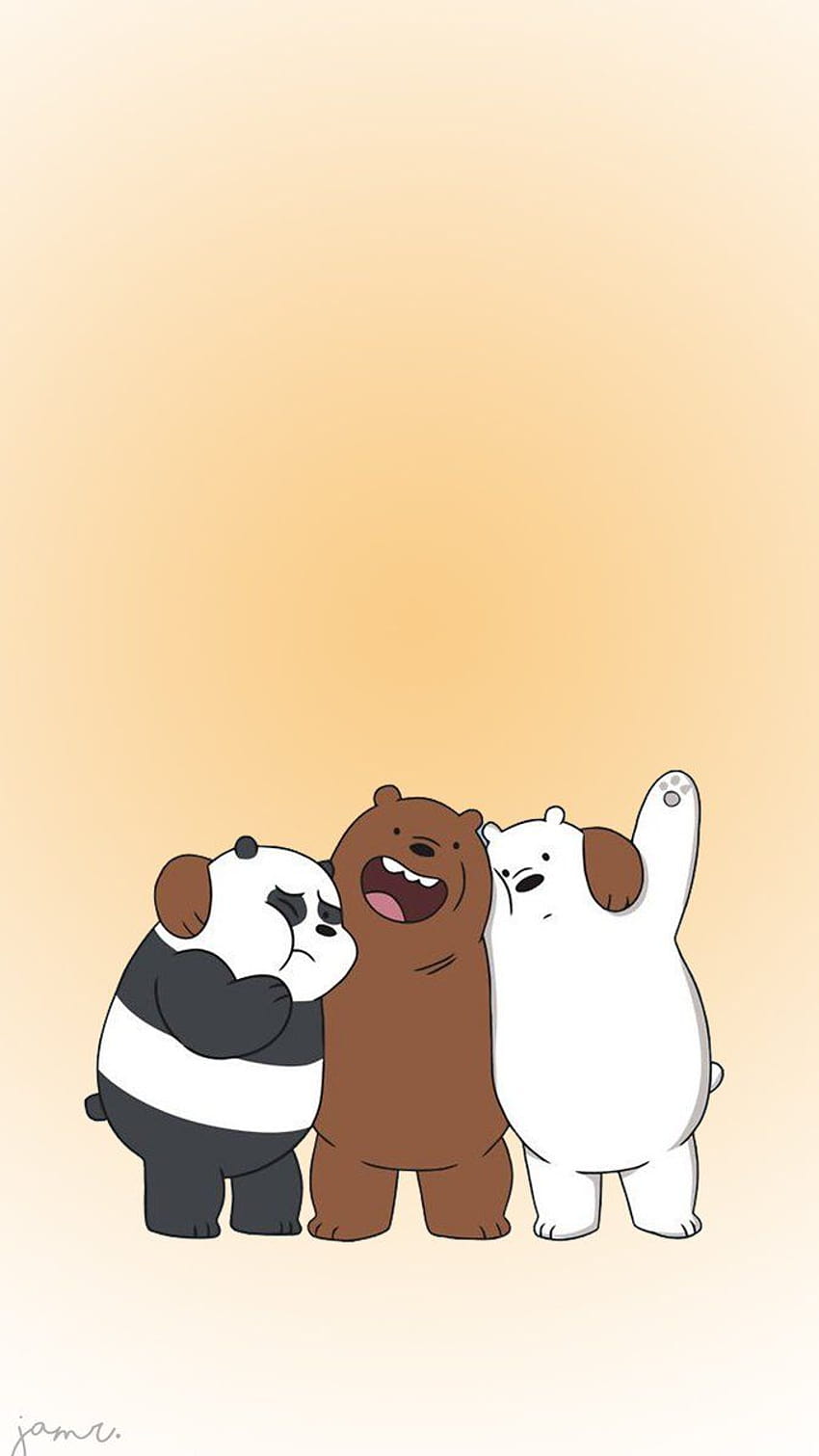 We Bare Bears Hug, on Jakpost.travel, aesthetic we bare bears phone HD phone wallpaper