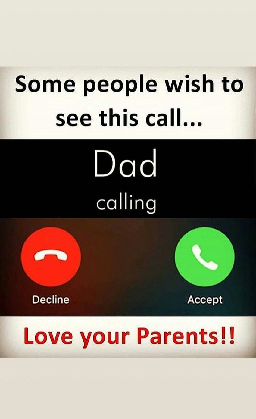 I wish he will call me from heaven ..... Miss u dad HD phone wallpaper
