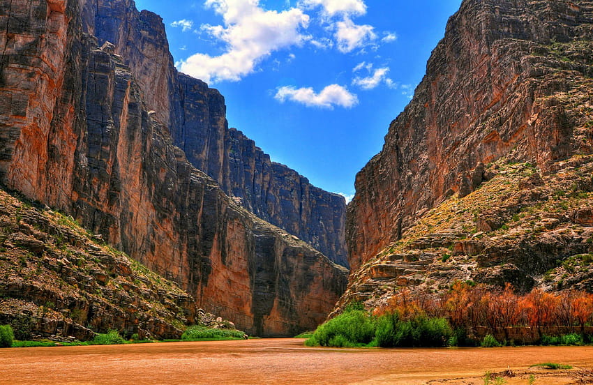 Faça um tour pelos parques nacionais majestosos do Texas, trilhas e parque nacional de big bend papel de parede HD