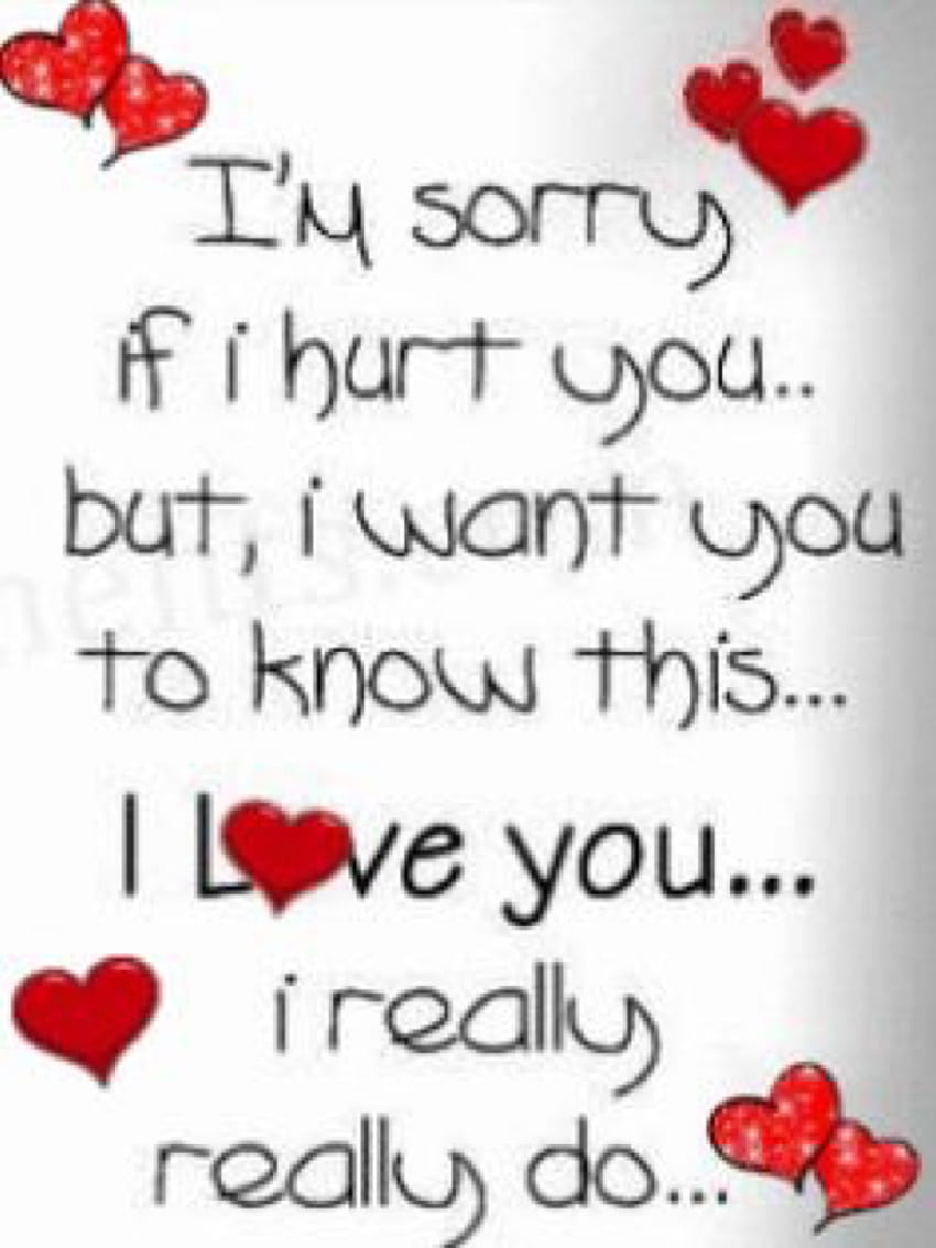 Quotes about Sorry my love, im sorry HD phone wallpaper | Pxfuel