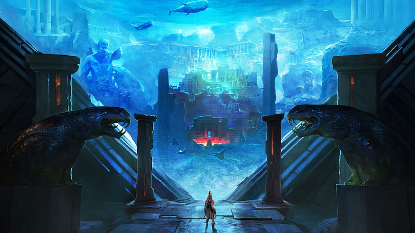 Assassin's Creed Odyssey Das Schicksal von Atlantis, Odysseus HD-Hintergrundbild