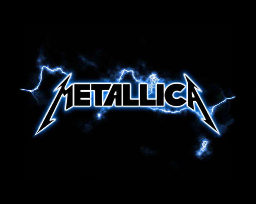 Blue Metallica Logo HD wallpaper