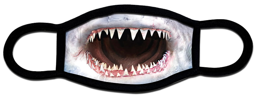 Shark Mouth Custom Designed Protective Face Mask HD wallpaper