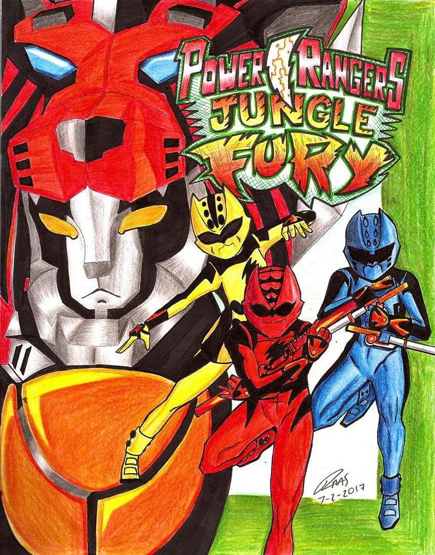 Power Rangers Jungle Fury para colorear fondo de pantalla del teléfono |  Pxfuel