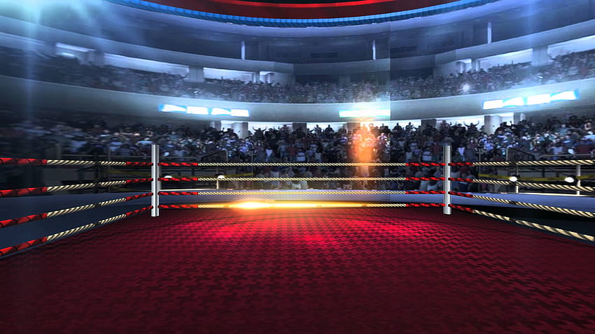 conjunto virtual de ring de boxeo, de ring de boxeo fondo de pantalla