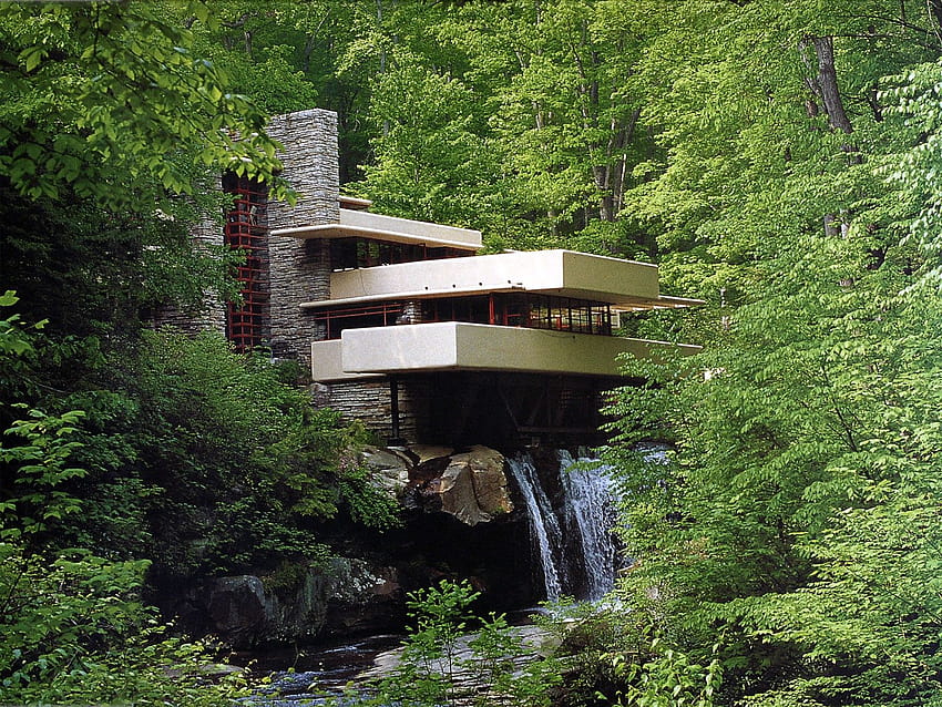 Best 4 Frank Lloyd Wright on Hip, falling water HD wallpaper | Pxfuel