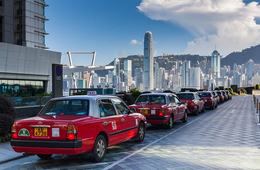 Taxi Talk: Como os motoristas de táxi vermelho de Hong Kong se sentem sobre o Uber, táxi de Hong Kong papel de parede HD