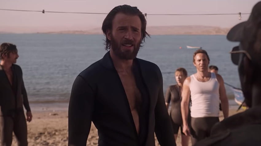 Chris Evans ajuda milhares de refugiados no trailer de Netflix, o resort de mergulho no Mar Vermelho papel de parede HD
