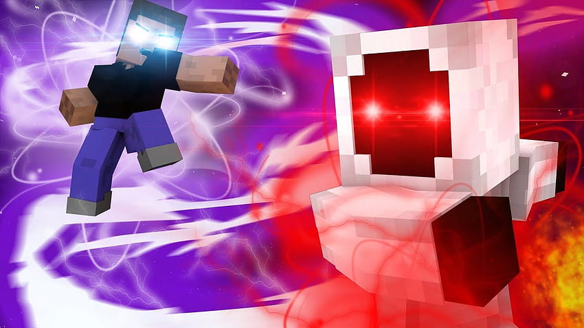 Batalha Herobrine vs Entitas 303, entitas 303 dan herobrine Wallpaper HD