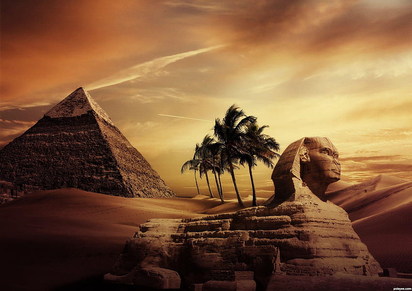 altägyptischer hintergrund HD-Hintergrundbild