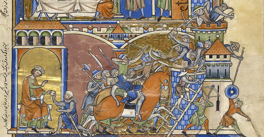 Manuscrito medieval, arte medieval fondo de pantalla