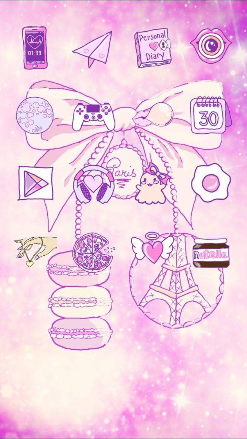 CocoPPa on Twitter:, paris pink love HD phone wallpaper