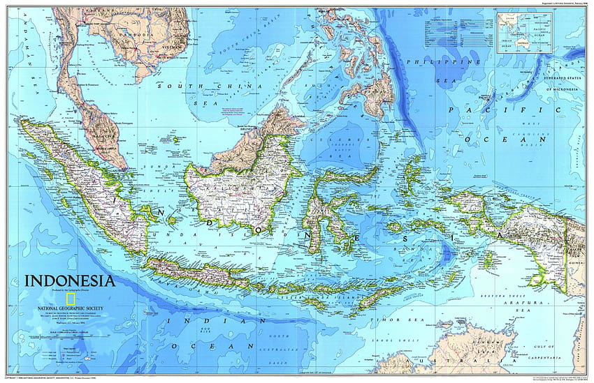 Indonezja, mapa / i telefon komórkowy &, peta indonezja Tapeta HD