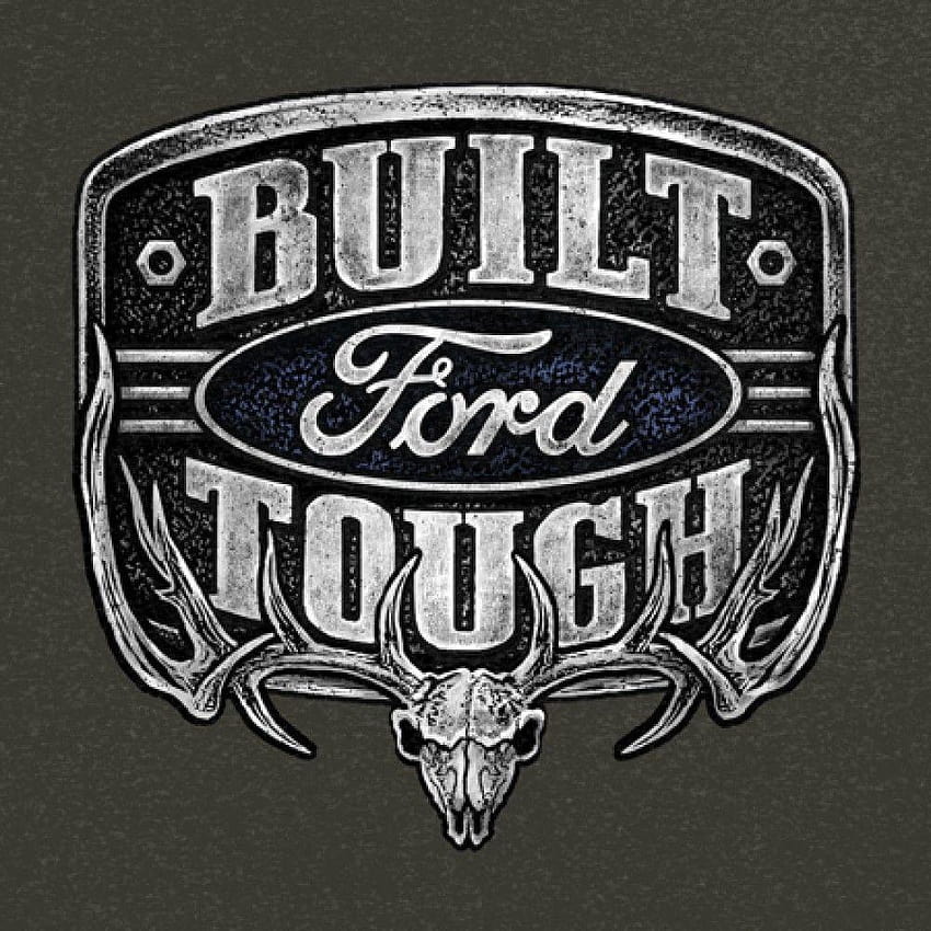 Costruito Ford Tough, logo Ford mimetico Sfondo del telefono HD