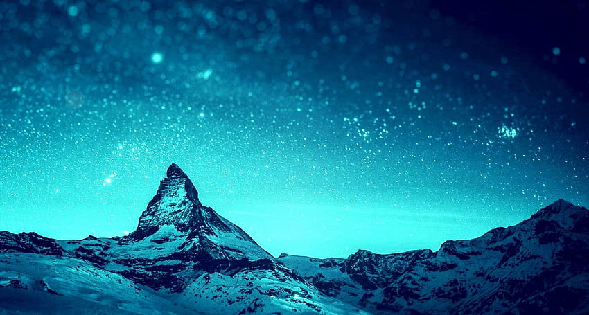 150 Elegant Night Mountain Combination, matterhorn starry sky HD wallpaper  | Pxfuel