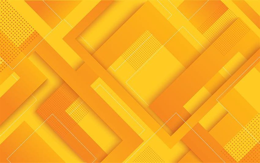 yellow material design, geometric shapes, lollipop, yellow lines, geometry, creative, strips, yellow backgrounds, abstract art, material design . HD wallpaper