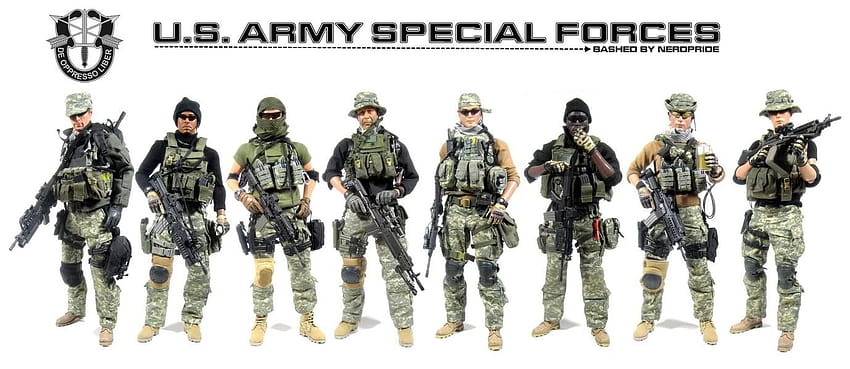 Forze speciali dell'esercito americano, soldati delle operazioni speciali Sfondo HD