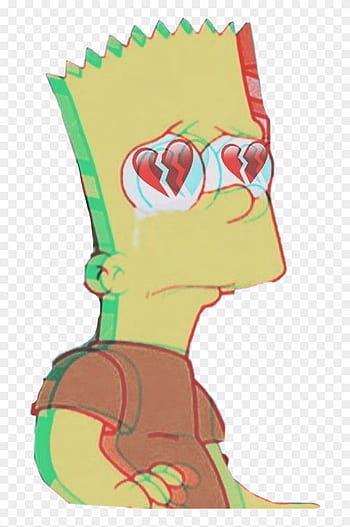 De Bart Sad Boy, HD Png Download - vhv