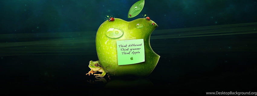 Art For Mac Świetne tła, trujące jabłko Tapeta HD