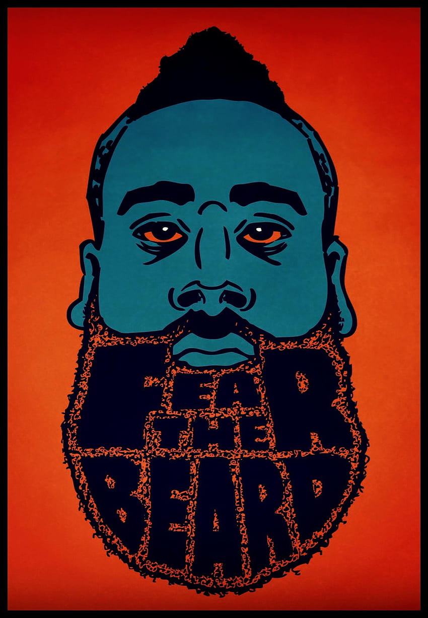 James Harden Fear the Beard wallpaper ver 2 by michaelherradura on  DeviantArt