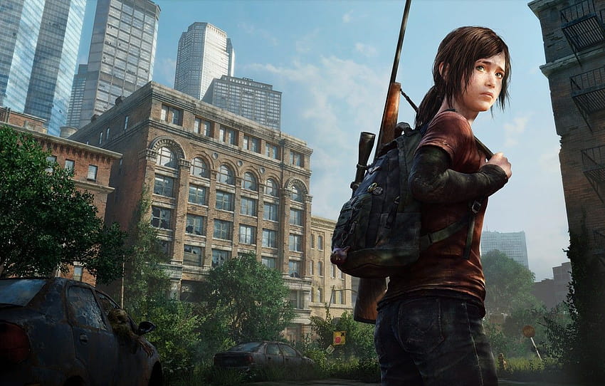 mesin, kota, Kiamat, gadis, Ellie, akhir dunia, epidemi, The Last of Us , bagian игры, gadis kiamat Wallpaper HD
