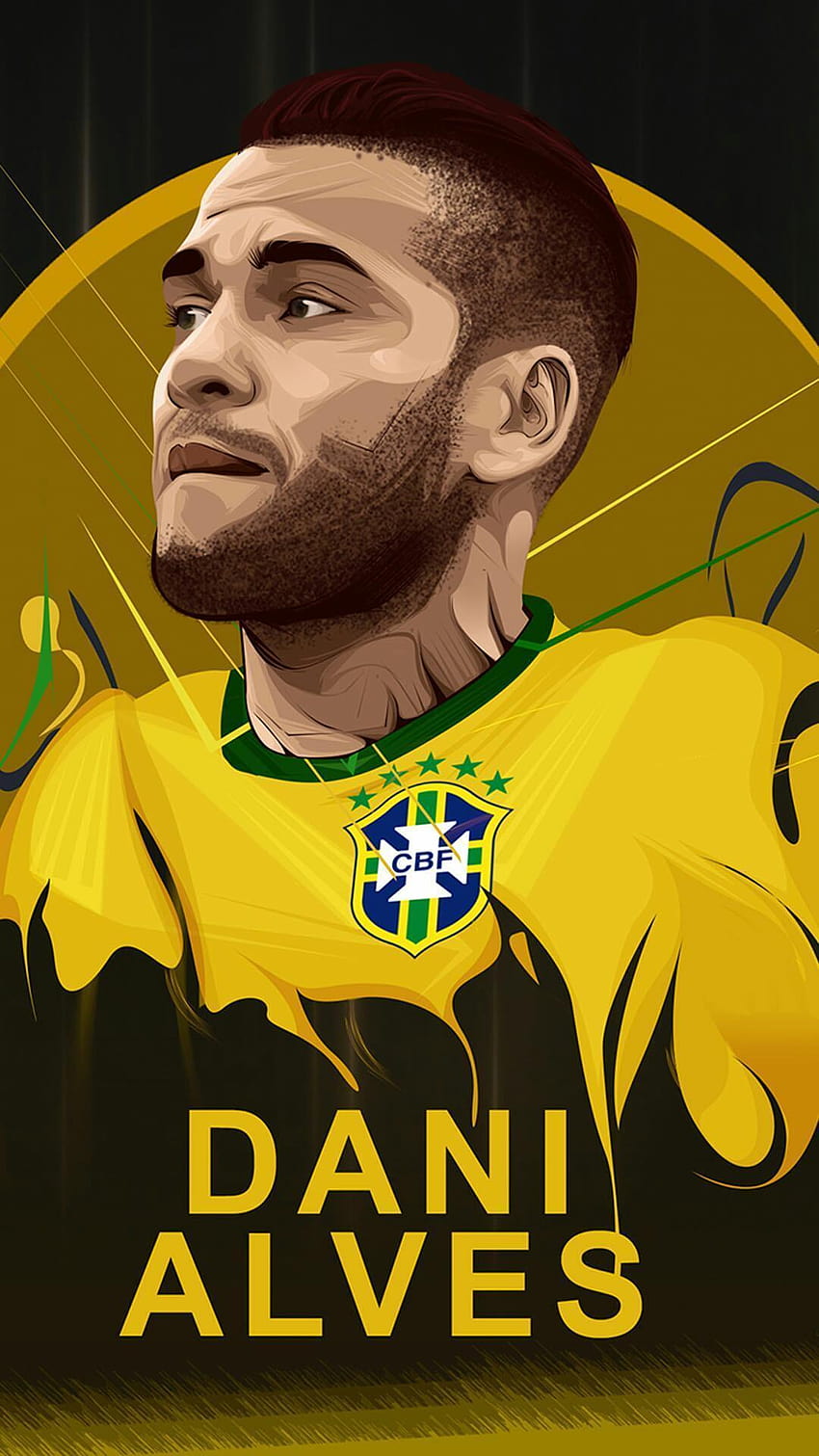 Dani Alves for Android, dani alves brazil HD phone wallpaper