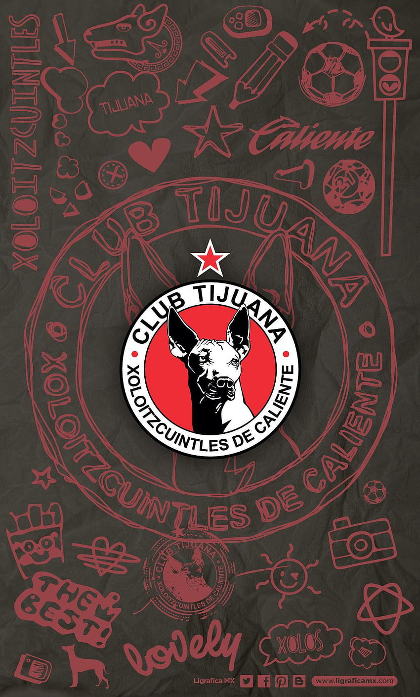 Club Tijuana • LigraficaMX 291213CTG HD phone wallpaper