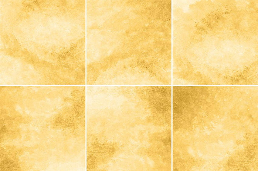 Gelbes Gold Aquarell Textur Backgrou, goldener Farbhintergrund HD-Hintergrundbild
