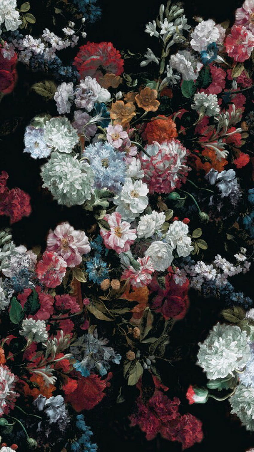 Grunge ästhetische Blumen, Grunge-Frühling HD-Handy-Hintergrundbild