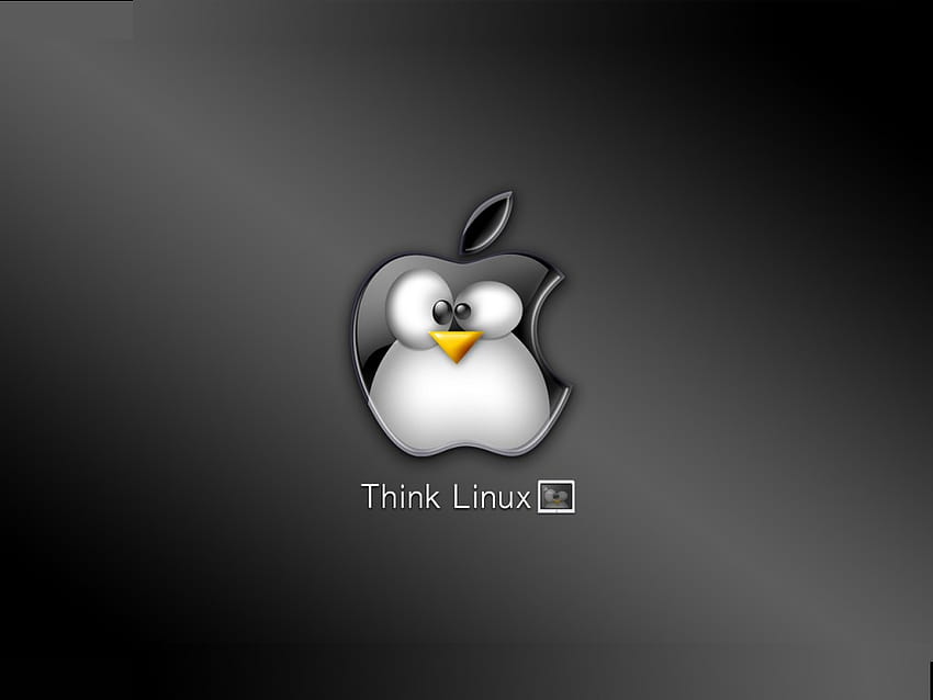 Piensa en Linux, gnomo Linux fondo de pantalla