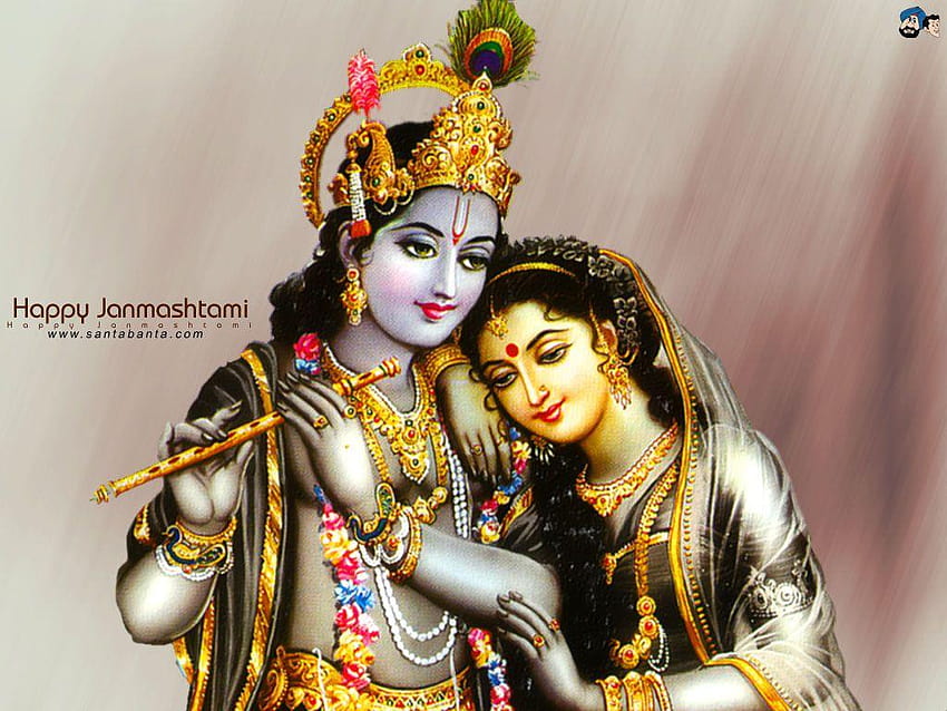 Gods of Hinduism Lord Krishna and backgrounds, radha krishna god HD wallpaper